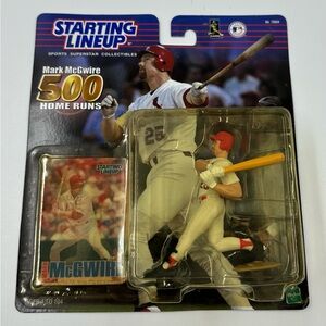 Vintage 2000 Starting Lineup Mark McGwire St. Louis Cardinals 500 Home Runs NEW